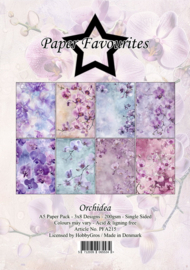 Paper Favourites A5 Orchidea PFA215