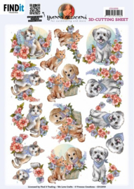 3D Cutting Sheet - Yvonne Creations - Pets Dog CD12059