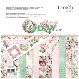 Lemon Craft - Today - Paper Pad 20.3x20.3cm LEM-TODAY-02