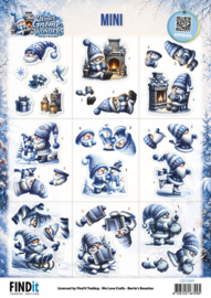 Cutting Sheet - Berries Beauties - Winter Gnome Wonders - Mini CD12549