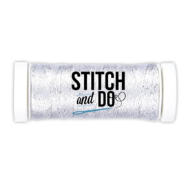 Stitch and Do Sparkles Embroidery Thread Silver   SDCDS02