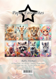 Paper Favourites A5 Baby Animals 91984/pfa130