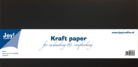 8089/0244 Kraftpapier 300gr - zwart 30,5x15cm  10 vel