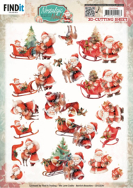 3D Cutting Sheets - Berries Beauties -Nostalgic Noel - Nostalgic Sleigh CD12224