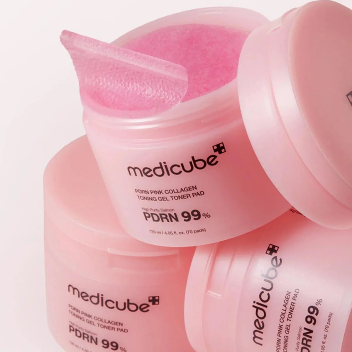 Medicube - PDRN Pink Collagen Toning Gel Toner Pad (70 st)