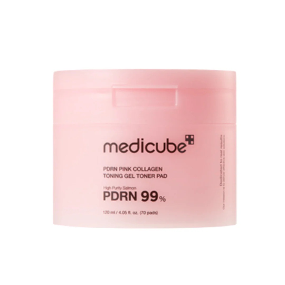 Medicube - PDRN Pink Collagen Toning Gel Toner Pad (70 st)