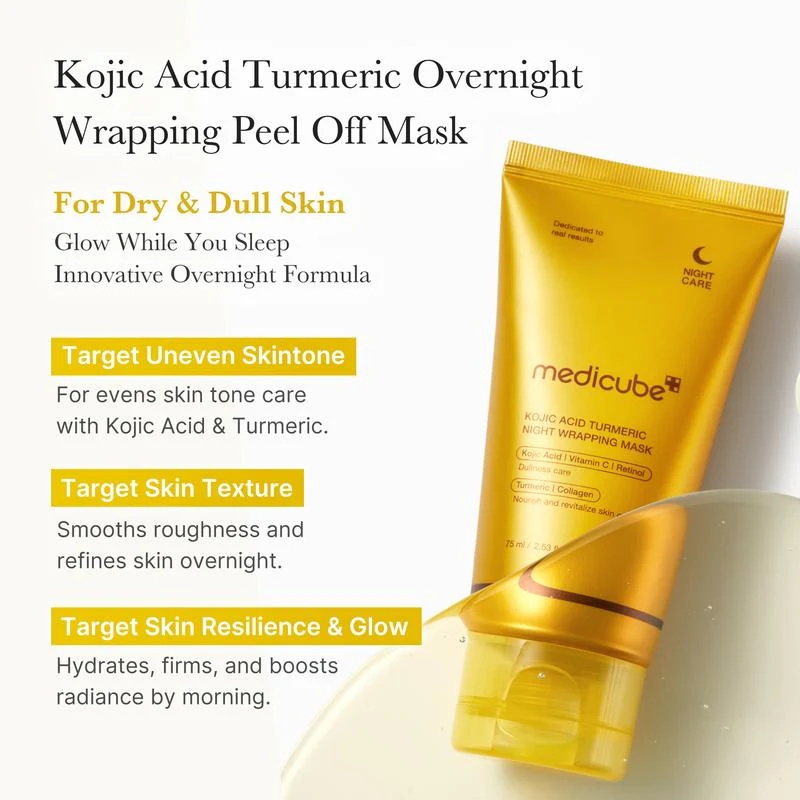 Medicube - Kojic Acid Turmeric Night Wrapping Mask (75ml)