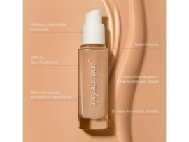 Jane Iredale - Skintuition SPF30 Radiance Boosting Liquid Foundation - 30 Light Medium