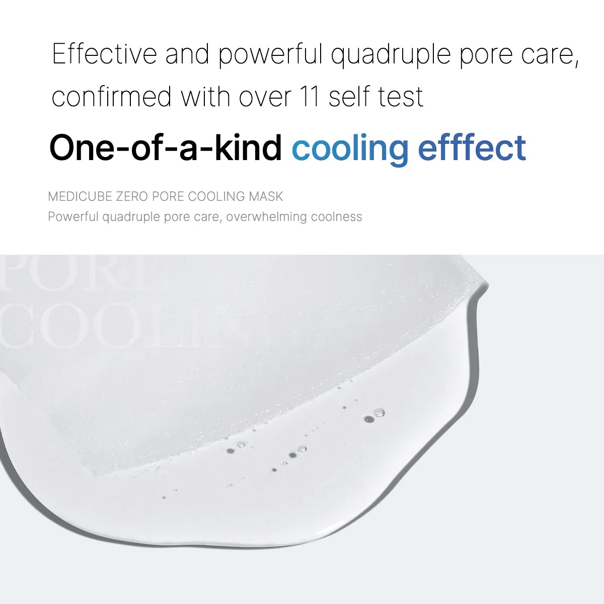 Medicube - Zero Pore Cooling Mask (1 st)