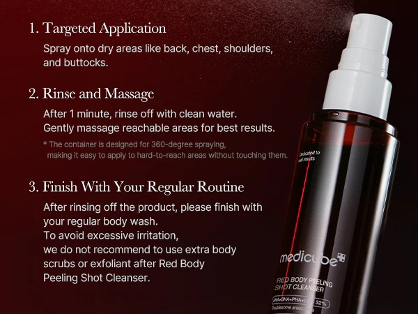 Medicube - Red Acne Body Peeling Shot (110g)