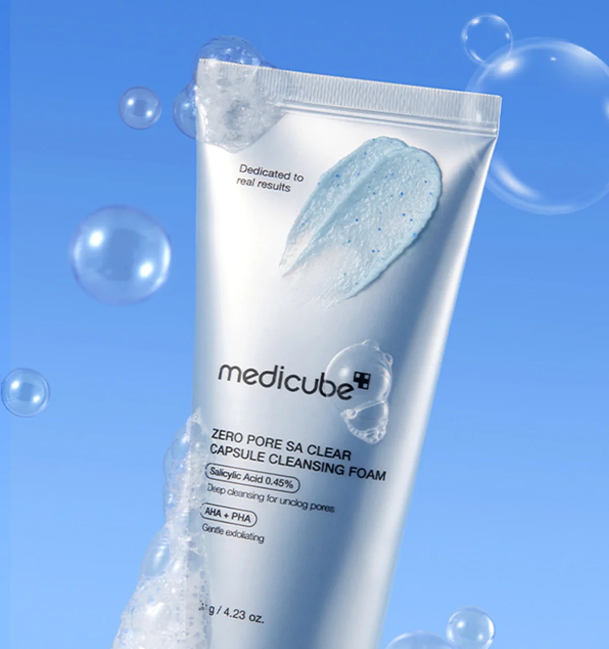 Medicube - Zero Pore SA Clear Capsule Cleansing Foam (120g)
