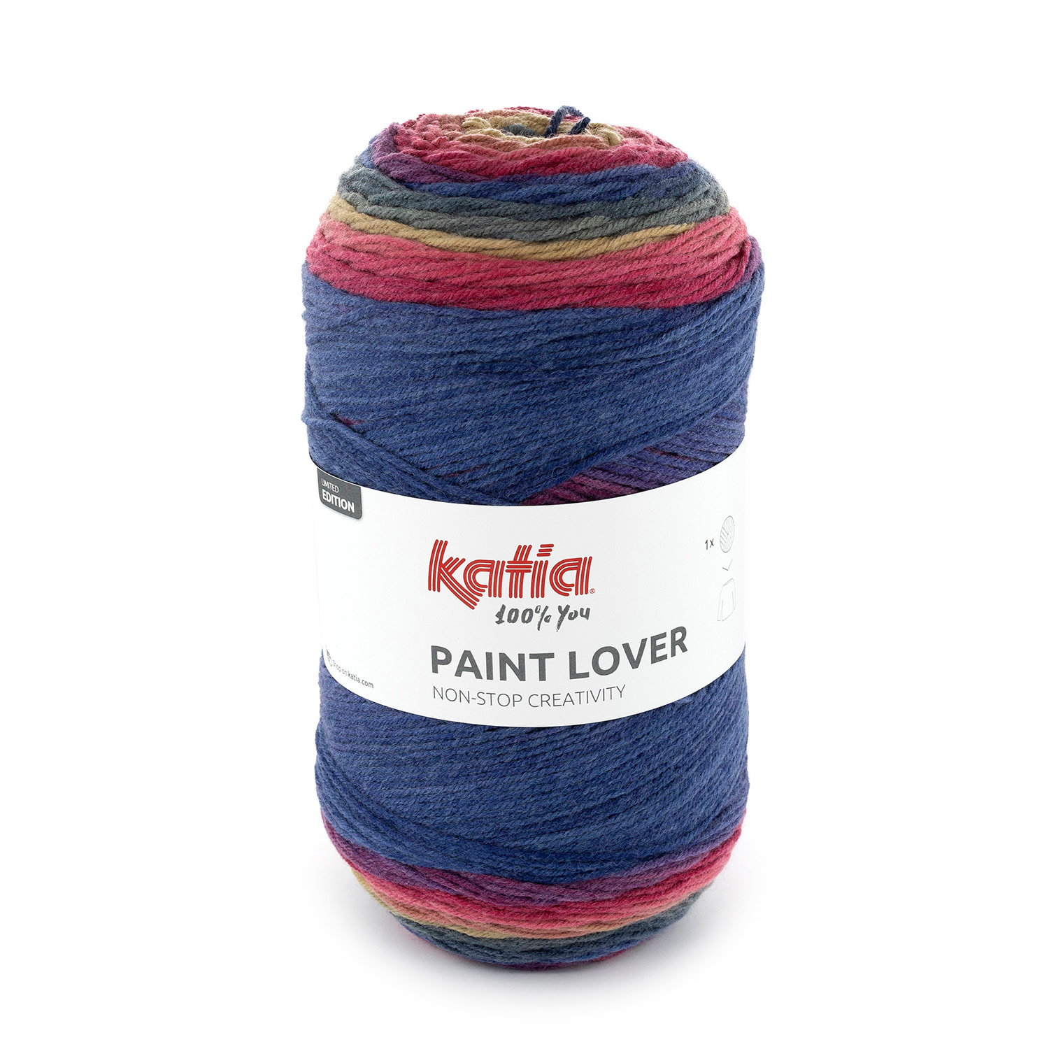 Paint Lover 504 - Rood Camel Donkerblauw
