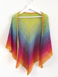 Haakpakket Omslagdoek Rainbow Granny