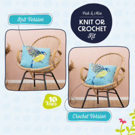 Scheepjes Blue Tit Cushion CKAL