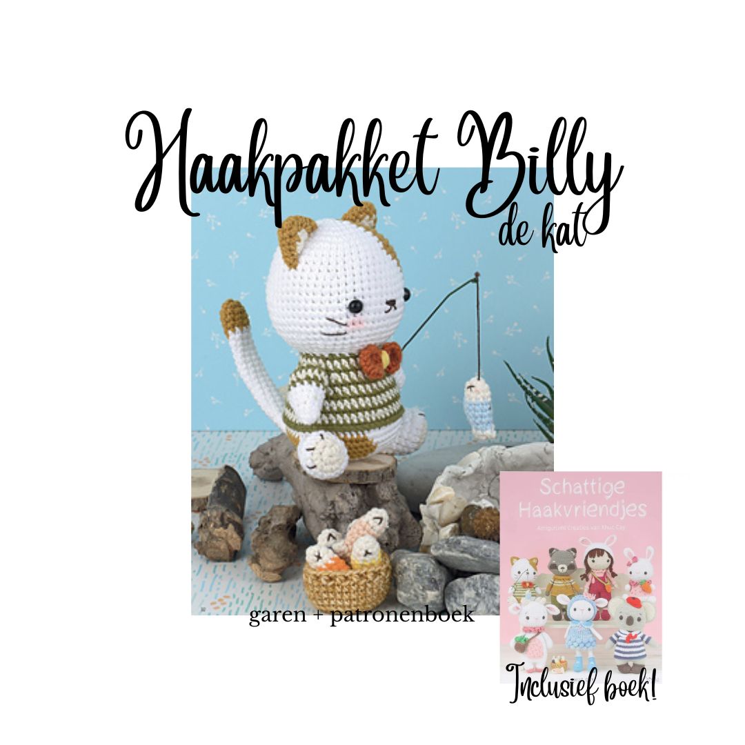 Haakpakket Billy de Kat (incl. boek!)