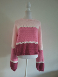 Haakpakket Granny-stripe Trui