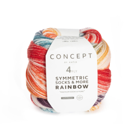 Symmetric Socks Rainbow kleur 50