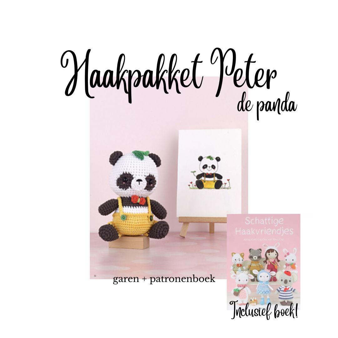 Haakpakket Peter de Panda (incl. boek!)