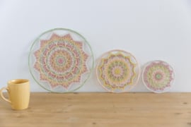 Capri mandala pakket geel/roze