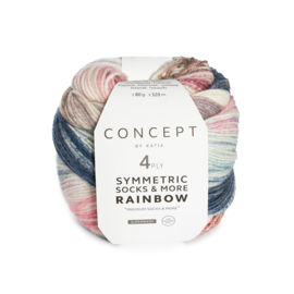 Symmetric Socks Rainbow kleur 51