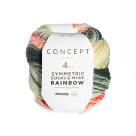 Symmetric Socks Rainbow kleur 52