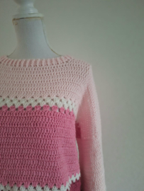 Haakpakket Granny-stripe Trui