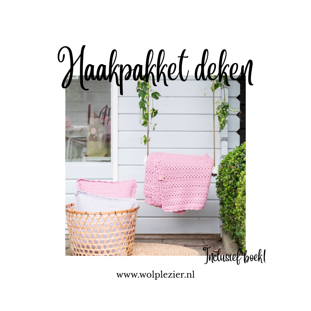 Haakpakket Wendy's deken inclusief boek!