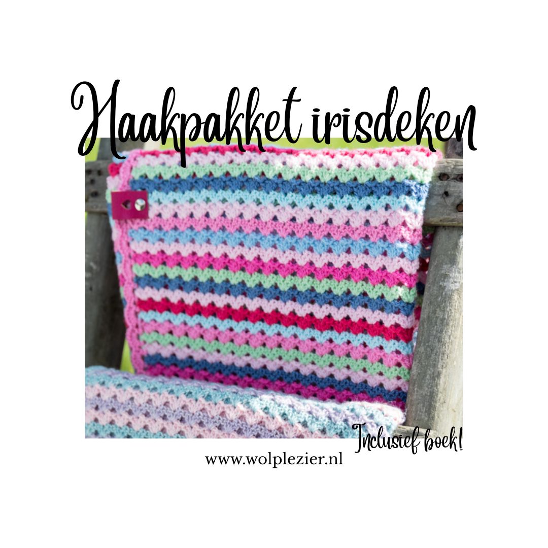Haakpakket Irisdeken inclusief boek!