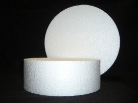 taartschijf rond, doorsnede 5 cm hoogte 10 cm