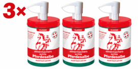 Eimermacher ECHTE Pferdesalbe  3 x 1 liter pompverpakking (TRIO)