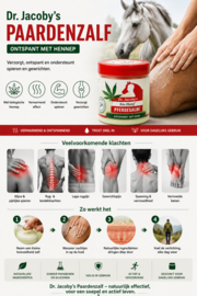 Dr. Jacoby Pferdesalbe met hennep-olie (CBD olie)