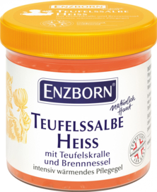 Enzborn Teufelssalbe Heiss Duo (warmtezalf) (duivelklauwzalf - harpago zalf) 2 x 200 ml. (2-pack)