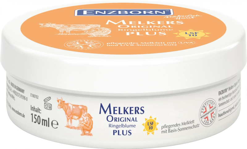 Enzborn Melkfett Extra Goudsbloemolie Plus (uierzalf) met UV filter
