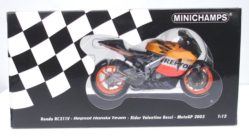 Honda NSR 500 2001 GP le mans V.Rossi World Champion 122016176 1//12 Minichamps