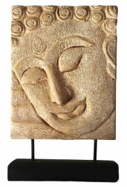 Boeddha paneel op stander (B-04 / 20 X 25 cm)