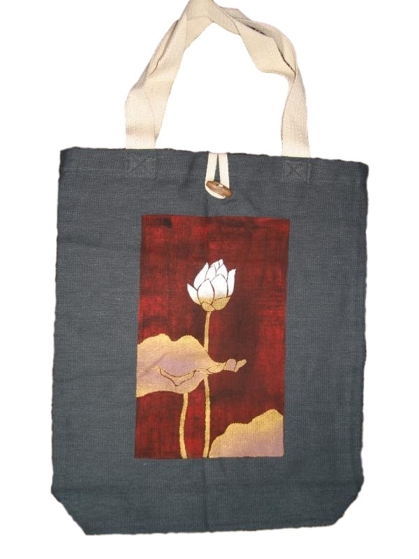 Katoenen Lotus Fair Trade Oosterse Tas Artikelen `lotus`Stof vmN8Oywn0