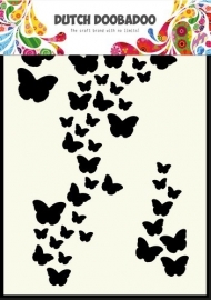 CE185074/1003- Dutch Doobadoo Dutch mask art stencil vlinders A6