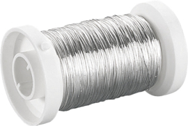 KN6465 919 - Zilverdraad 0.25 mm. - 150 meter