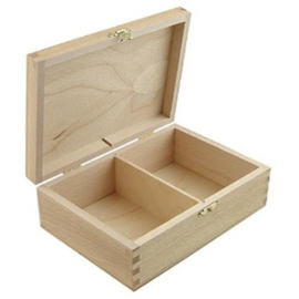 CE811725/0317- houten speelkaarten doos 17x12x16cm paulownia