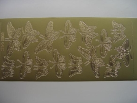 524 HT- sticker diverse vlinders