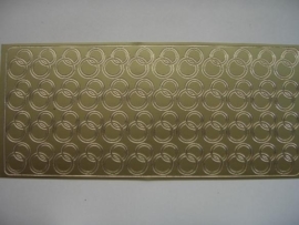 ST-206- trouwringen dubbel goud 10x20cm