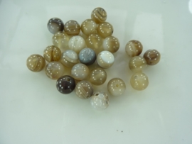 3250- 25 stuks botswann naturel agaat kralen 8mm gemstone