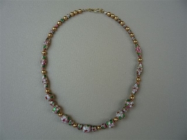 ketting met cloisonne kralen