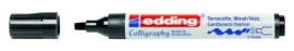 CE391455/5046- Edding-1455 kalligrafie marker flexibel punt 1-5mm zwart