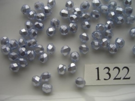 30 stuks tsjechische kristal facet geslepen glaskralen licht lila 5mm 1322