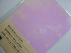TH-KB-IRI- 4 vellen iriserend glanskarton A4 roze - SUPERLAGE PRIJS!