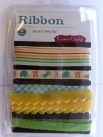 5692- Cosmo cricket ribbons setje "Jacks world" OPRUIMING