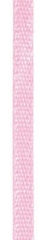 006302/0222- 4.5 meter satijnlint van 10mm breed op een rol roze