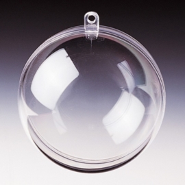 6917 097- plastic bal transparant doorsnee: 4cm