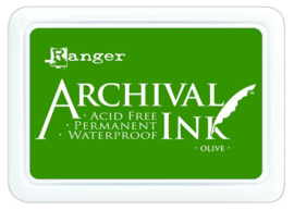 CE306010/1482- Ranger archival ink pad - olive